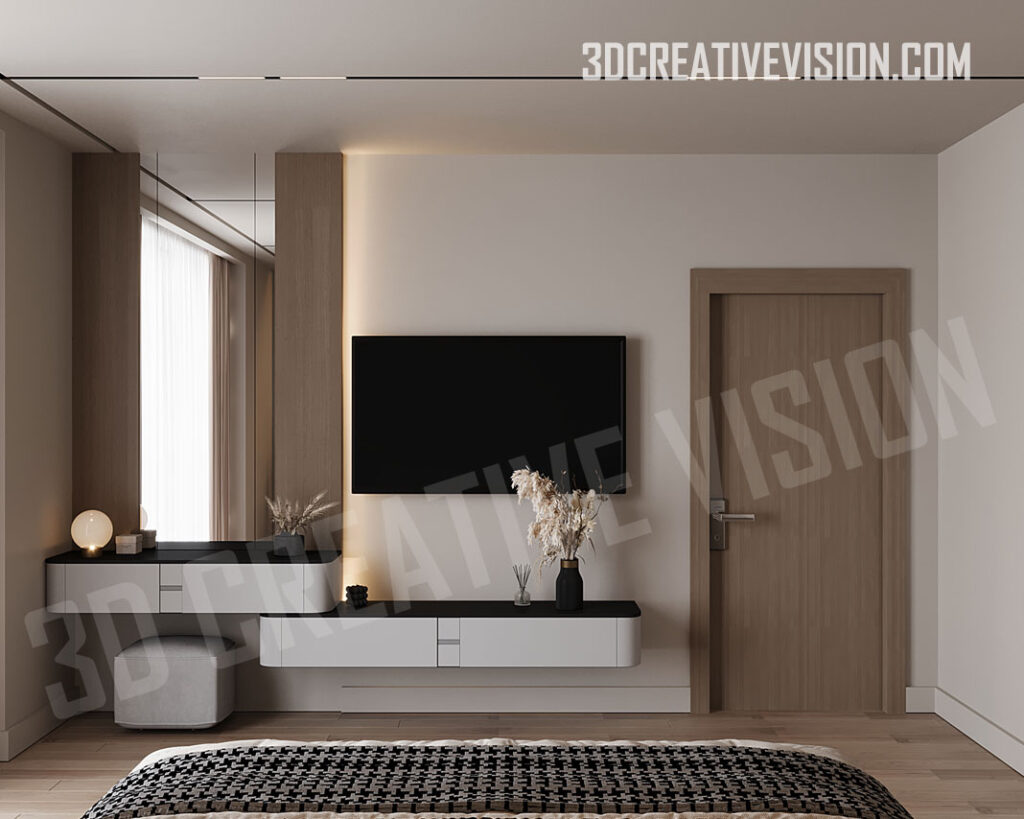 bedroom-2-TV-Wall